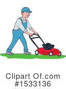 Landscaper Clipart #1533136 by patrimonio