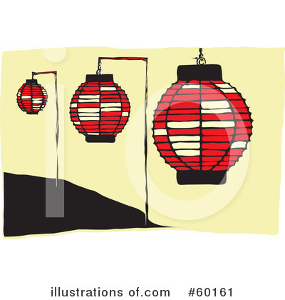 Royalty-Free (RF) Lanterns Clipart Illustration by xunantunich - Stock Sample #60161