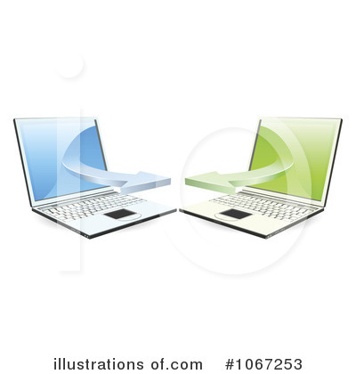 Royalty-Free (RF) Laptop Clipart Illustration by AtStockIllustration - Stock Sample #1067253