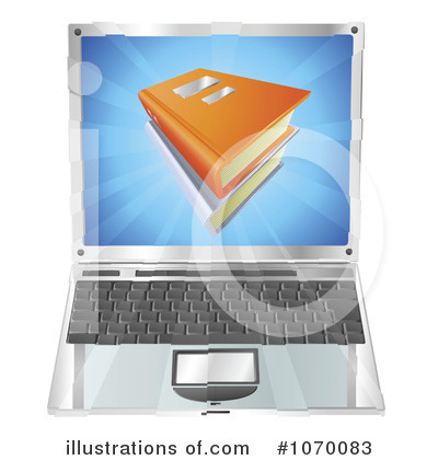 Royalty-Free (RF) Laptop Clipart Illustration by AtStockIllustration - Stock Sample #1070083