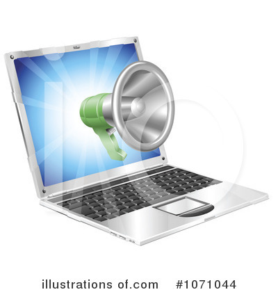 Royalty-Free (RF) Laptop Clipart Illustration by AtStockIllustration - Stock Sample #1071044