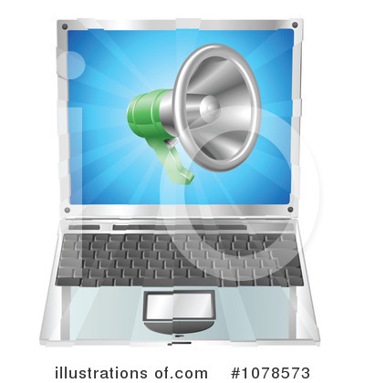 Royalty-Free (RF) Laptop Clipart Illustration by AtStockIllustration - Stock Sample #1078573