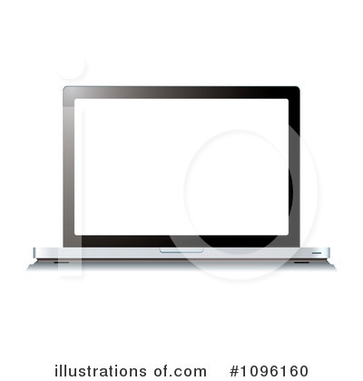 Royalty-Free (RF) Laptop Clipart Illustration by michaeltravers - Stock Sample #1096160
