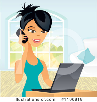 Asian Businesswoman Clipart #1106818 by Amanda Kate