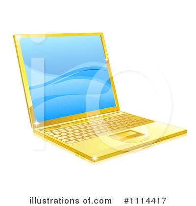 Laptops Clipart #1114417 by AtStockIllustration
