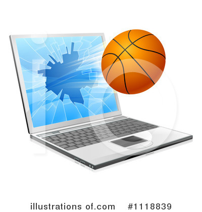 Royalty-Free (RF) Laptop Clipart Illustration by AtStockIllustration - Stock Sample #1118839