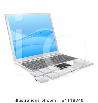 Laptops Clipart #1118840 by AtStockIllustration