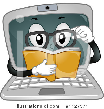 Royalty-Free (RF) Laptop Clipart Illustration by BNP Design Studio - Stock Sample #1127571