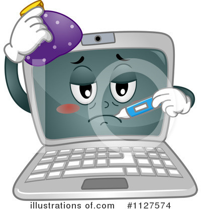 Royalty-Free (RF) Laptop Clipart Illustration by BNP Design Studio - Stock Sample #1127574
