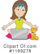 Laptop Clipart #1189278 by Maria Bell