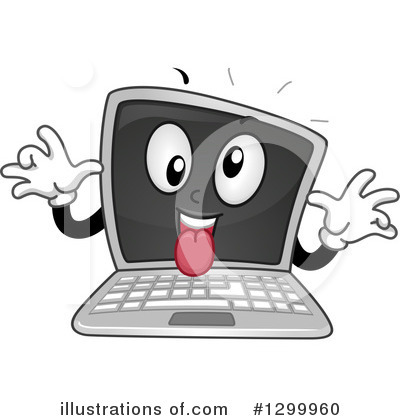 Royalty-Free (RF) Laptop Clipart Illustration by BNP Design Studio - Stock Sample #1299960