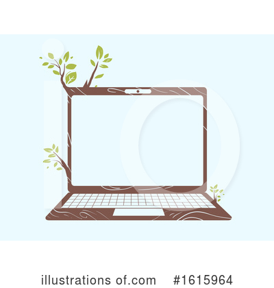 Royalty-Free (RF) Laptop Clipart Illustration by BNP Design Studio - Stock Sample #1615964