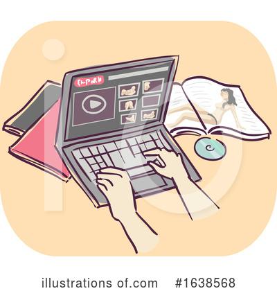 Royalty-Free (RF) Laptop Clipart Illustration by BNP Design Studio - Stock Sample #1638568