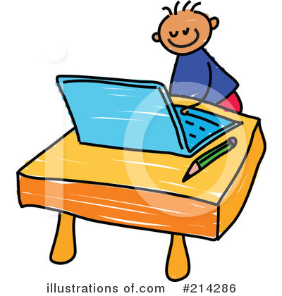 Royalty-Free (RF) Laptop Clipart Illustration by Prawny - Stock Sample #214286