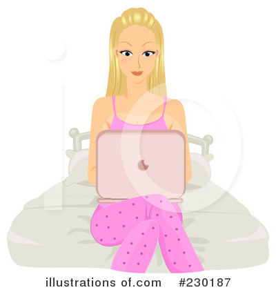 Royalty-Free (RF) Laptop Clipart Illustration by BNP Design Studio - Stock Sample #230187