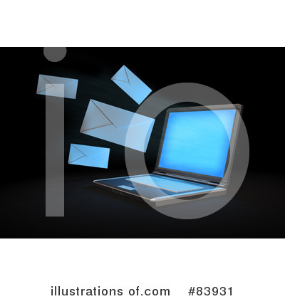Royalty-Free (RF) Laptop Clipart Illustration by Mopic - Stock Sample #83931
