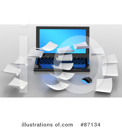 Laptop Clipart #87134 by Tonis Pan