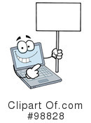 Laptop Clipart #98828 by Hit Toon