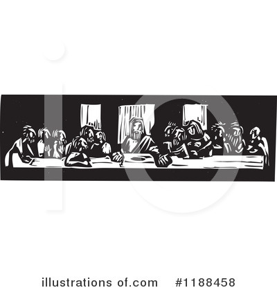 Last Supper Clipart #1188458 by xunantunich