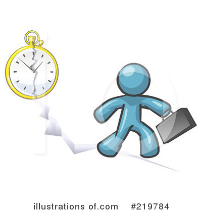 Royalty-Free (RF) Late Clipart Illustration by Leo Blanchette - Stock Sample #219784
