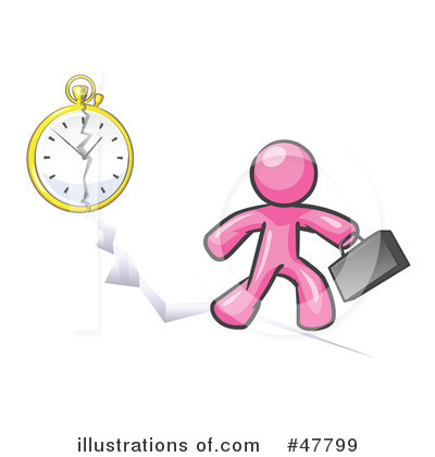 Pink Design Mascot Clipart #47799 by Leo Blanchette