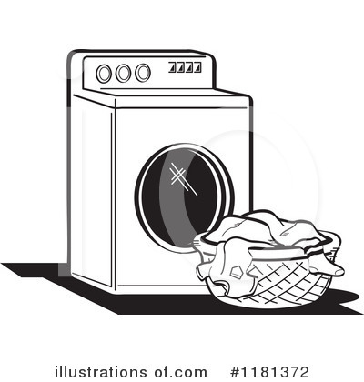 Royalty-Free (RF) Laundry Clipart Illustration by Andy Nortnik - Stock Sample #1181372