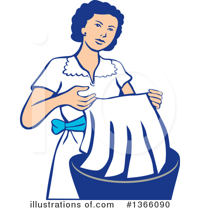 Laundry Clipart #1366090 by patrimonio