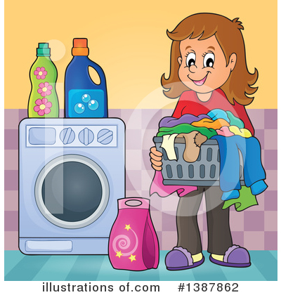 Washing Machine Clipart #1387862 by visekart