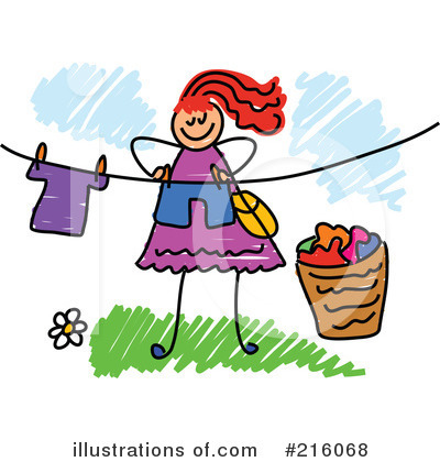 Royalty-Free (RF) Laundry Clipart Illustration by Prawny - Stock Sample #216068
