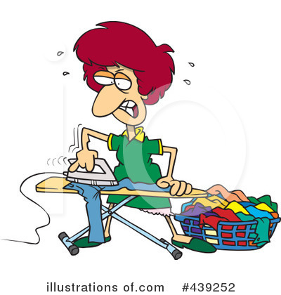 Royalty-Free (RF) Laundry Clipart Illustration by toonaday - Stock Sample #439252