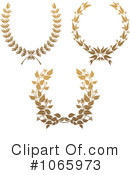 Laurel Wreath Clipart #1065973 by Vector Tradition SM