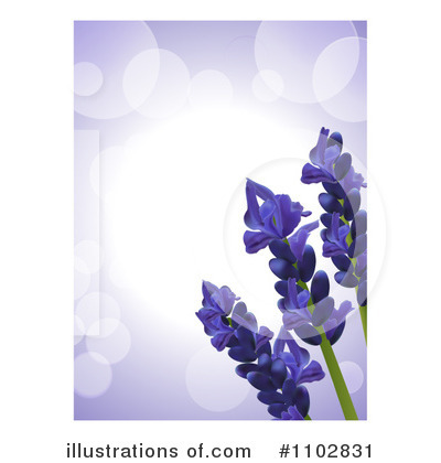 Royalty-Free (RF) Lavender Clipart Illustration by elaineitalia - Stock Sample #1102831