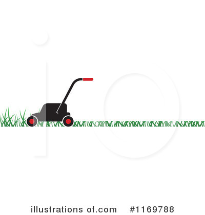 Royalty-Free (RF) Lawn Mower Clipart Illustration by Lal Perera - Stock Sample #1169788