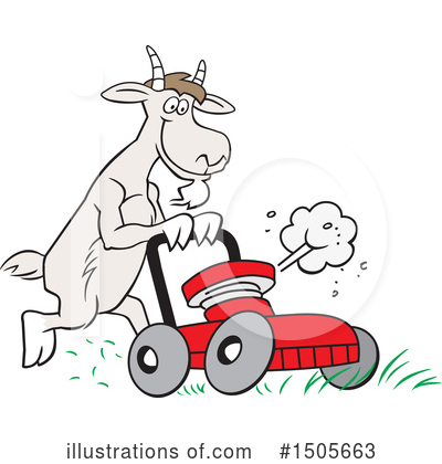 Lawn Mower Clipart #1505663 by Johnny Sajem