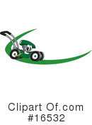 Lawn Mower Clipart #16532 by Mascot Junction