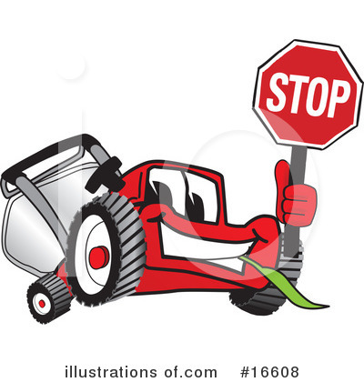 Stop Sign Clipart #16608 by Mascot Junction