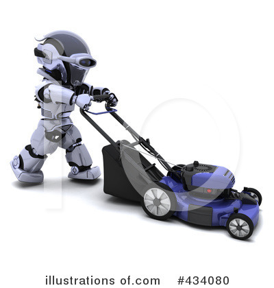 Lawn Mower Clipart #434080 by KJ Pargeter