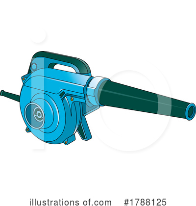 Royalty-Free (RF) Leaf Blower Clipart Illustration by Lal Perera - Stock Sample #1788125