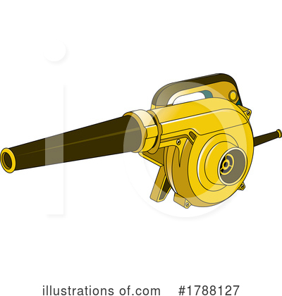 Royalty-Free (RF) Leaf Blower Clipart Illustration by Lal Perera - Stock Sample #1788127