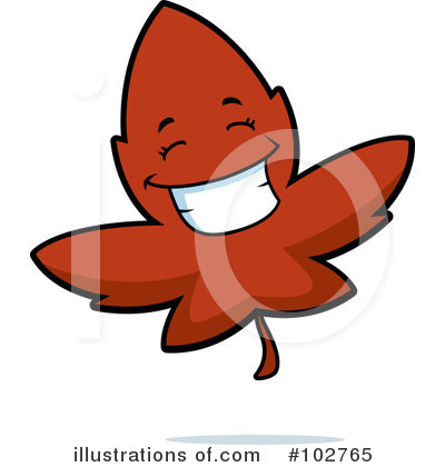 Royalty-Free (RF) Leaf Clipart Illustration by Cory Thoman - Stock Sample #102765