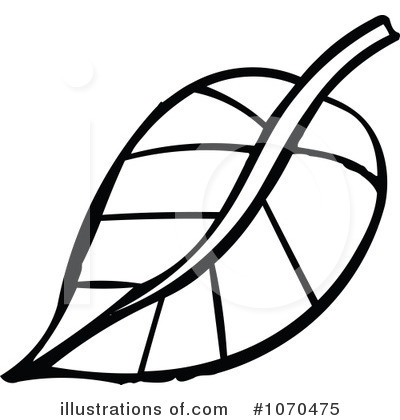 Royalty-Free (RF) Leaf Clipart Illustration by NL shop - Stock Sample #1070475
