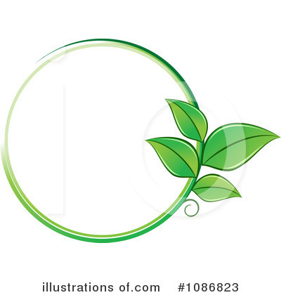 Royalty-Free (RF) Leaf Clipart Illustration by Vector Tradition SM - Stock Sample #1086823