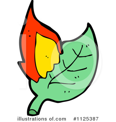 Royalty-Free (RF) Leaf Clipart Illustration by lineartestpilot - Stock Sample #1125387