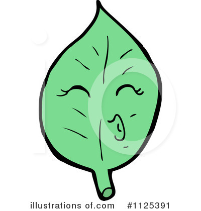 Royalty-Free (RF) Leaf Clipart Illustration by lineartestpilot - Stock Sample #1125391