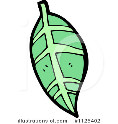 Royalty-Free (RF) Leaf Clipart Illustration by lineartestpilot - Stock Sample #1125402