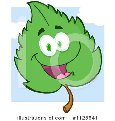 Royalty-Free (RF) Leaf Clipart Illustration by Hit Toon - Stock Sample #1125641