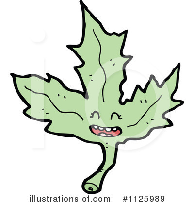 Royalty-Free (RF) Leaf Clipart Illustration by lineartestpilot - Stock Sample #1125989