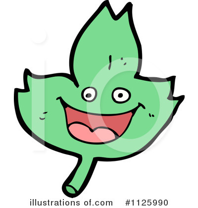Royalty-Free (RF) Leaf Clipart Illustration by lineartestpilot - Stock Sample #1125990