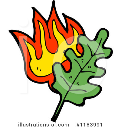 Royalty-Free (RF) Leaf Clipart Illustration by lineartestpilot - Stock Sample #1183991