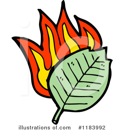 Royalty-Free (RF) Leaf Clipart Illustration by lineartestpilot - Stock Sample #1183992